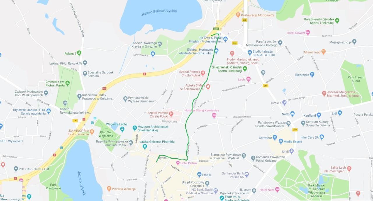 גניזנו Apartament Kleopatra מראה חיצוני תמונה